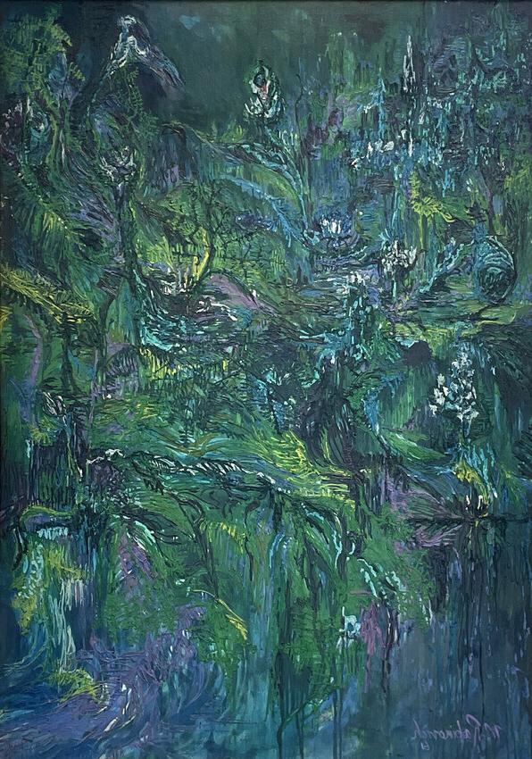 Marilyn Rabinovich, Arboleda (Grove), 1961, oil on canvas